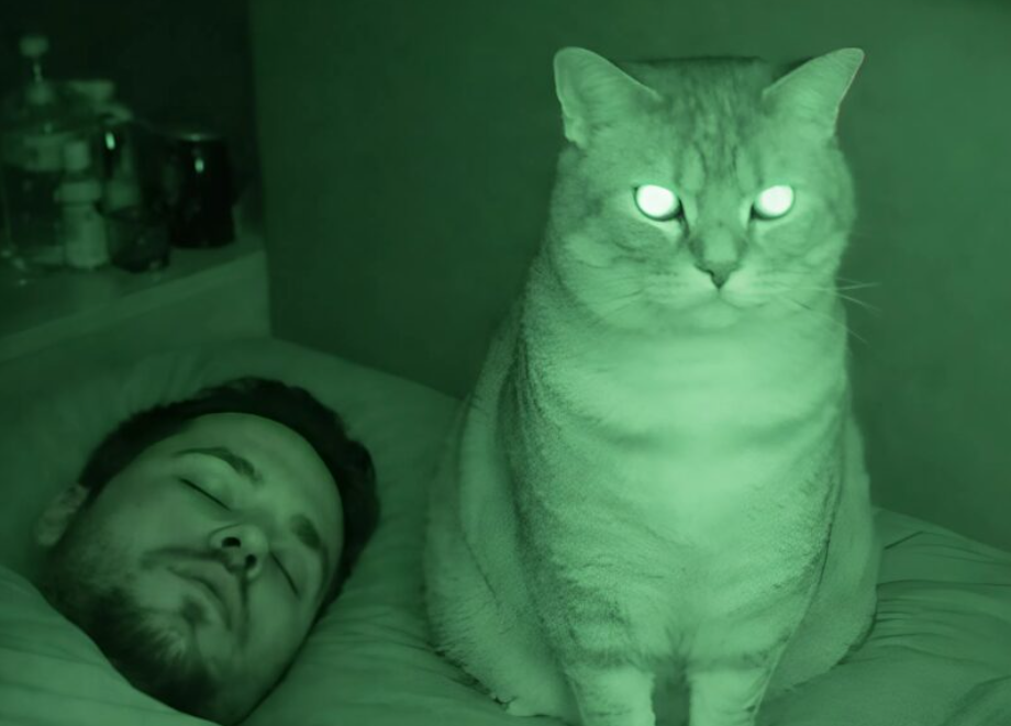 I Thought My Cat Was Being Creepy… Until I Saw What She Was Really Watching