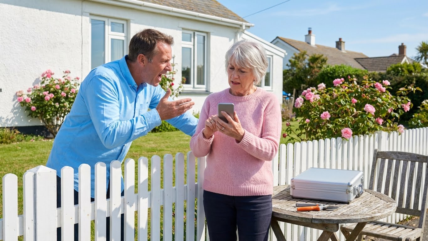 My son texted, “Don’t expect me to take care of you in old age,” so I replied “Okay” and locked everything down—until he showed up in my garden, demanding what happened to “his” future.