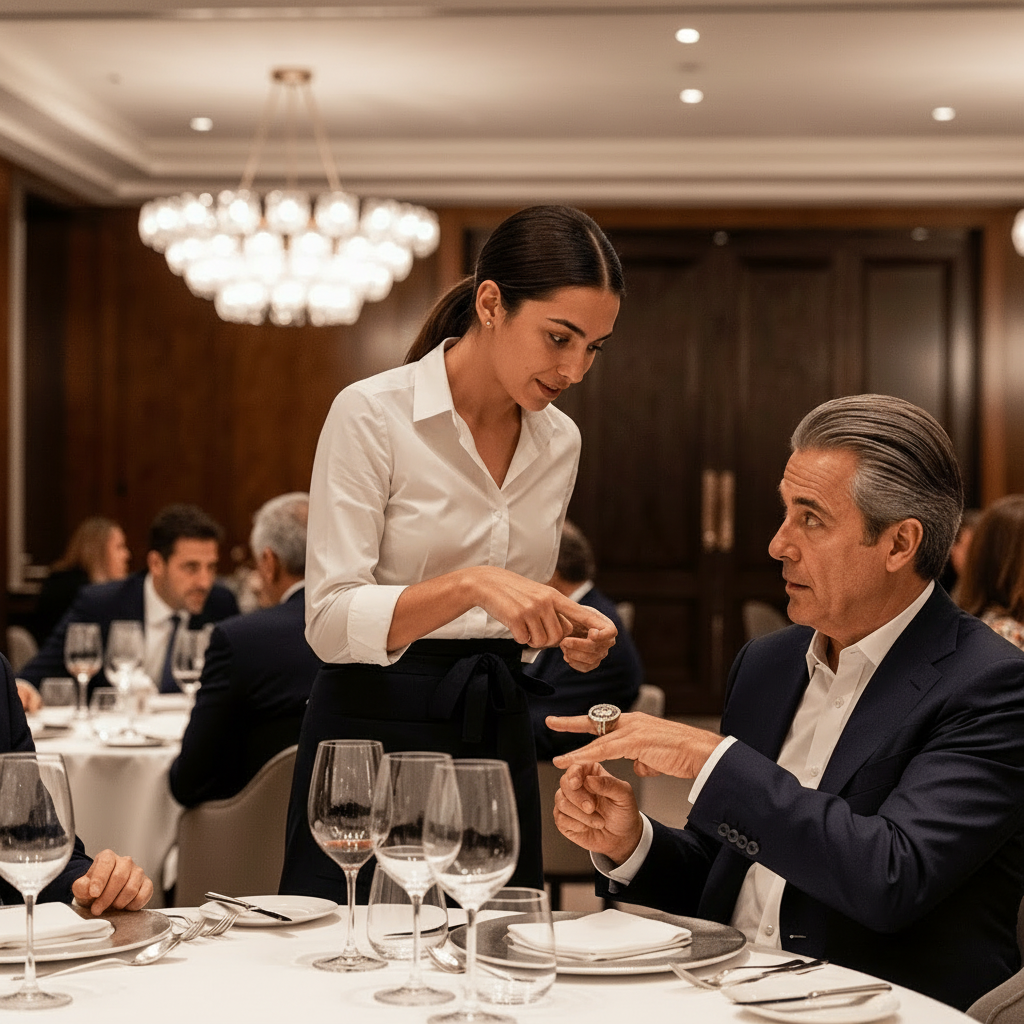 Waitress Tells Millionaire: “My Mother Has a Ring Just Like That” — What Happens Next Changes Everything