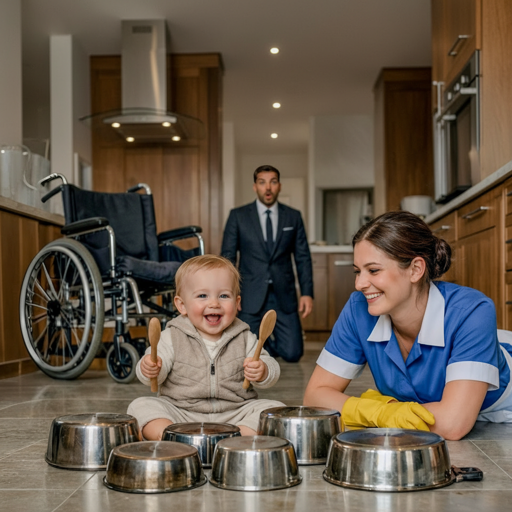 BUSINESSMAN HID CAMERAS TO PROTECT HIS PARALYZED SON… AND CAUGHT WHAT THE CLEANING LADY WAS DOING