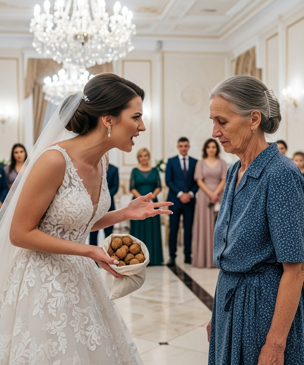 I Threw My Grandma Out of My Wedding for Bringing a “Dirty” Bag of Walnuts—Two Days After She Passed Away, I Opened It and Collapsed