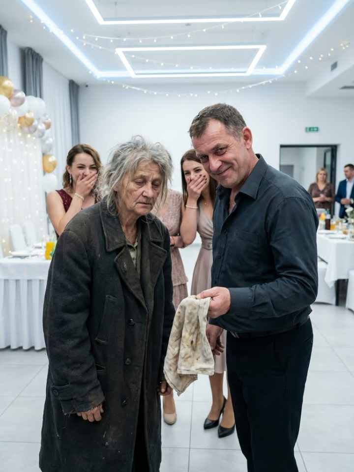 During my grandson’s birthday celebration, my son handed me a filthy handkerchief and said coldly, “Use this. Don’t shame us in front of the guests.”