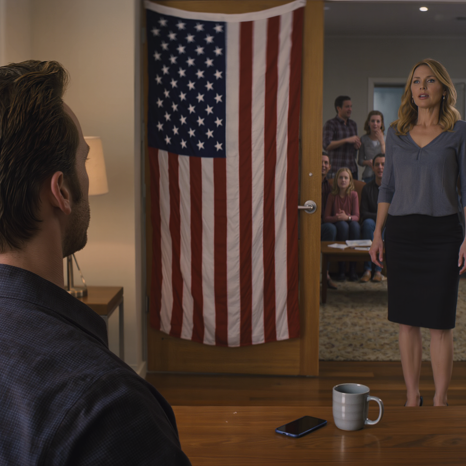 For 10 years my family treated me like a stranger; the moment they heard I owned a mansion on the outskirts of Austin, they showed up like it was a reunion; I opened the door, calmly poured coffee, let them take in the high ceilings, imported stone, the lake behind the house—then watched them go pale when I asked one single question about “the most recent invitation”—and the phone on the table started vibrating.