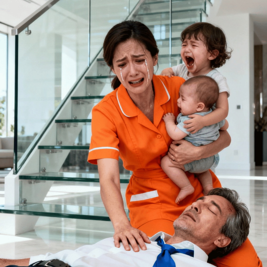 He Pretended to Be Unconscious After Falling Down the Stairs—What the Nanny Did Next Left Him in Tears