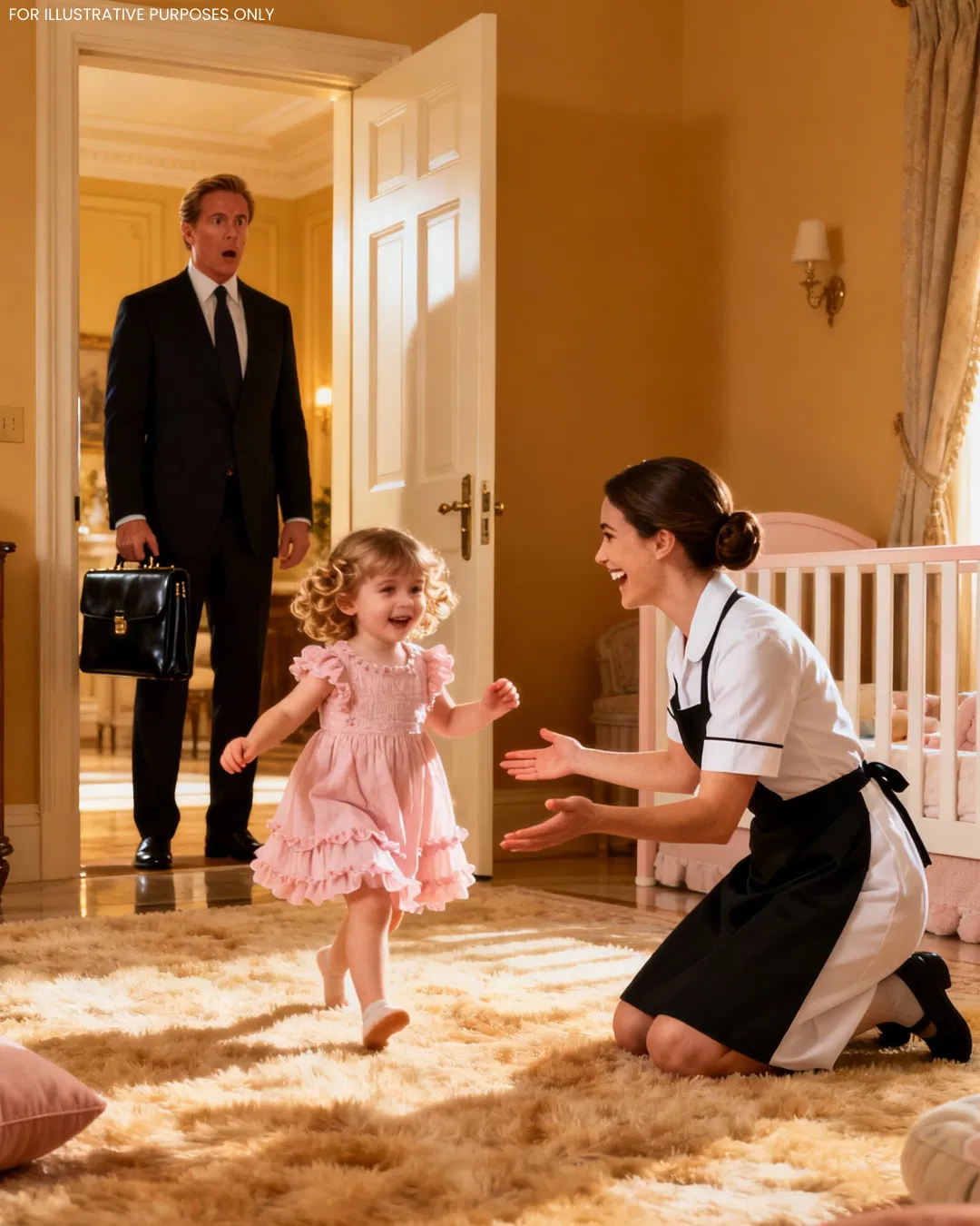 The Billionaire’s Eldest Daughter Had Never Walked. Until He Saw The Maid Doing The Impossible