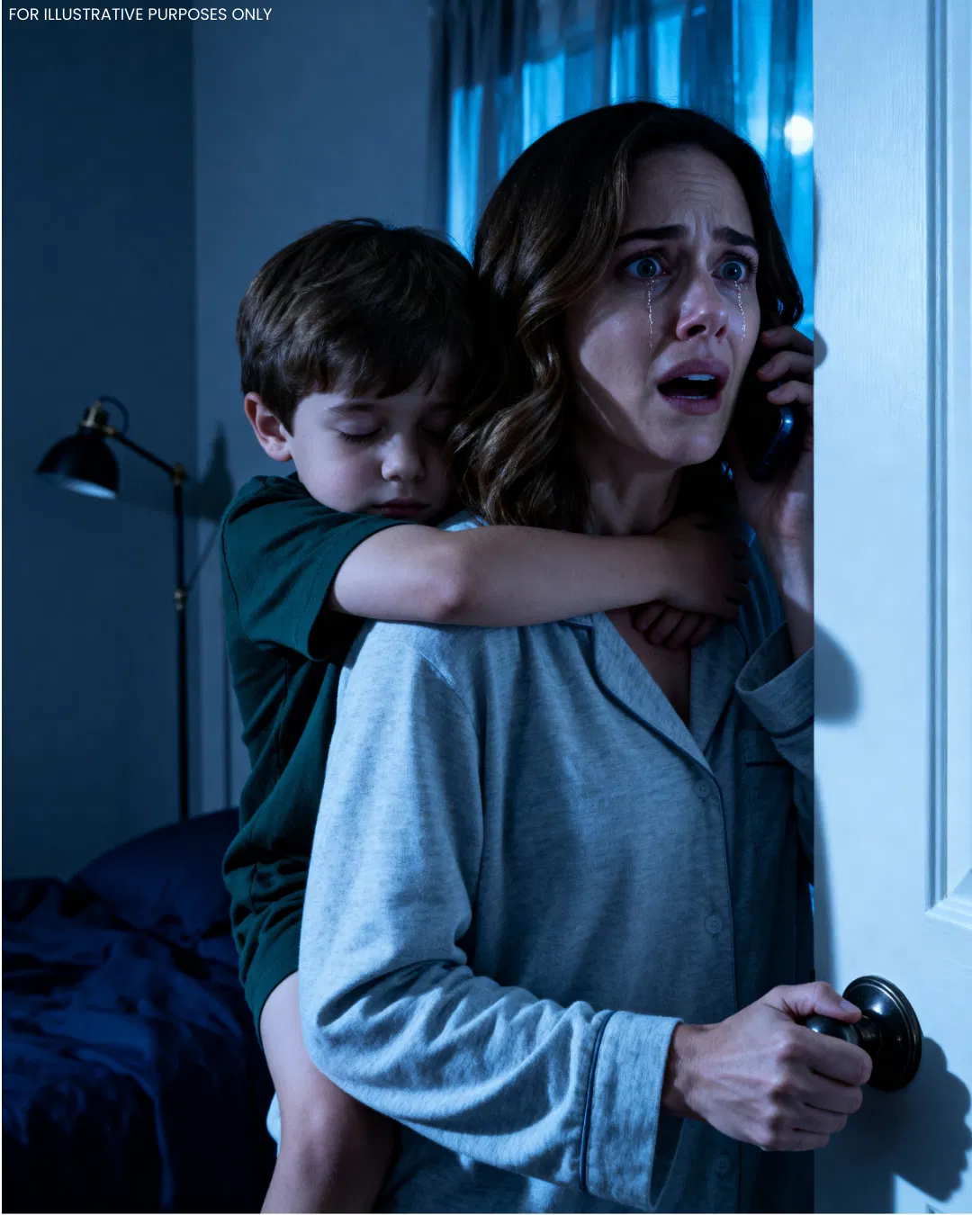 At 2 a.m., while I was staying at my sister’s house with my four-year-old son, my husband suddenly called. “Get out of that house right now, don’t make a sound!” But when I turned the knob, I realized it was locked from the outside…