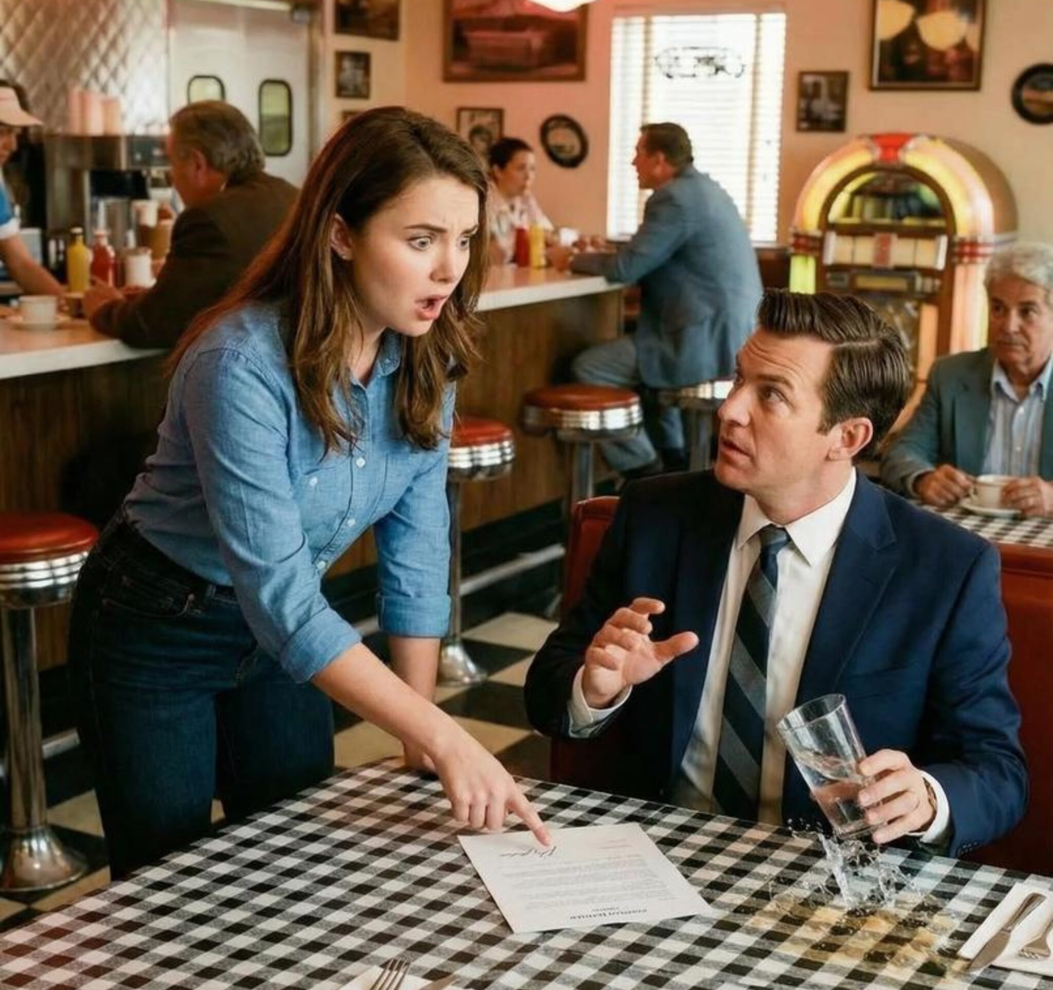 I Was Just a Waitress—Until I Saw My Dad’s Signature on a Billionaire’s Contract