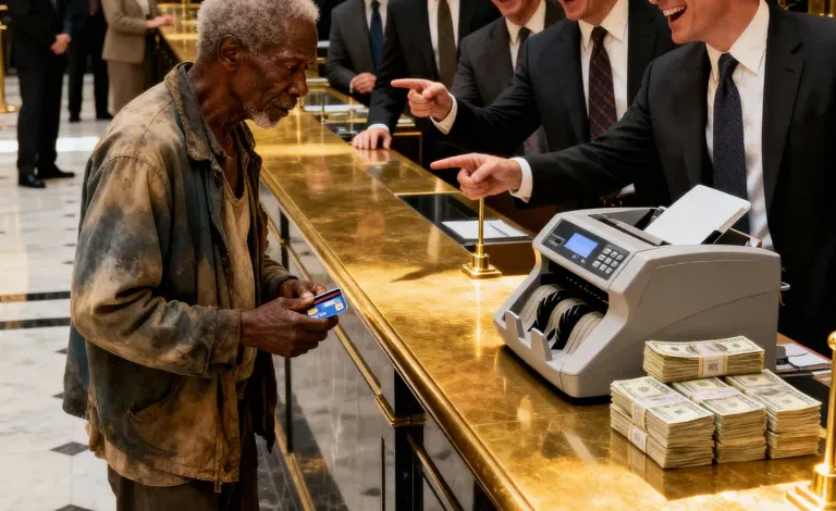 “IF YOU HAVE A BALANCE, I’LL PAY YOU DOUBLE!” — THE BANK MANAGER M0CKED THE OLD BLACK MAN… WITHOUT KNOWING HE WAS THE BANK’S CEO.