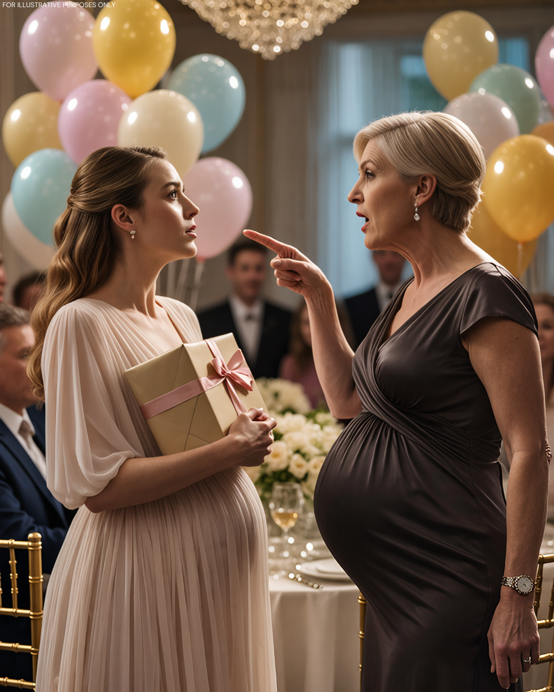 At my baby shower, my mother-in-law lost her temper over the baby’s name and so I had to call the police to escort her out