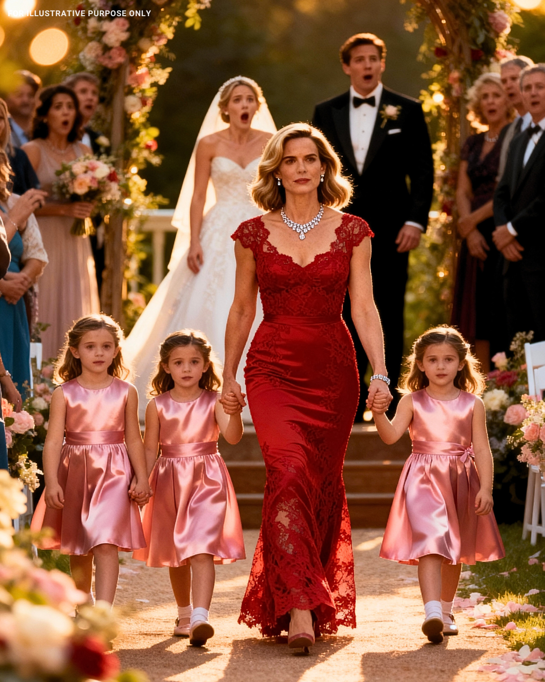 He invited his poor ex-wife to humiliate her at his wedding — but she arrived in a limousine with her triplets…