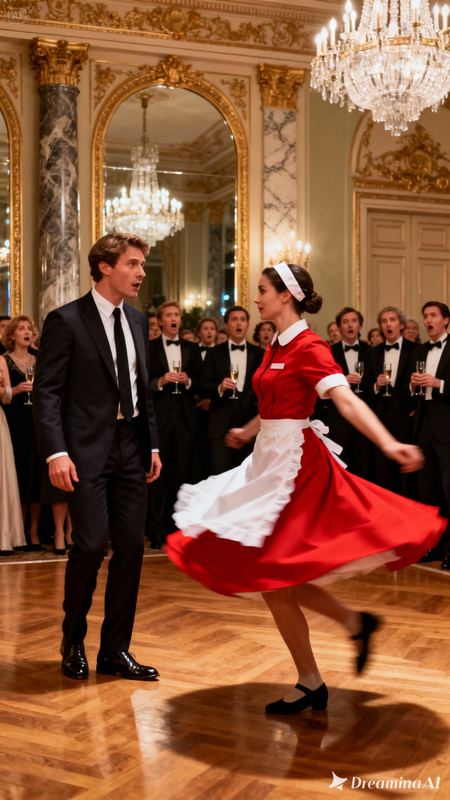 “IF YOU CAN DANCE, I’LL MARRY YOU,” THE MILLIONAIRE SAID — AND CHALLENGED THE CLEANING LADY.