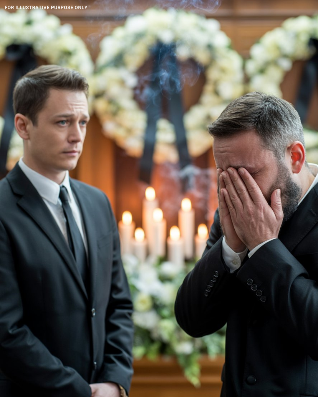 At my ex-wife’s funeral, I was stunned to see the man next to my son crying. At that moment, a heartbreaking truth was revealed, making me unable to believe my eyes