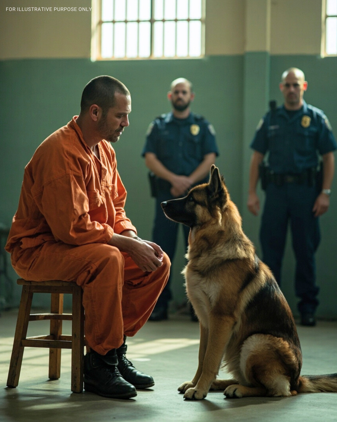 The prisoner’s last wish was to see his dog one last time: but as soon as the dog entered the cell, something strange happened