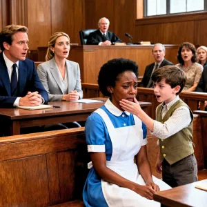 Maid Accused By Billionaire Went To Court Without Lawyer — Until His Son Appeared And Exposed This