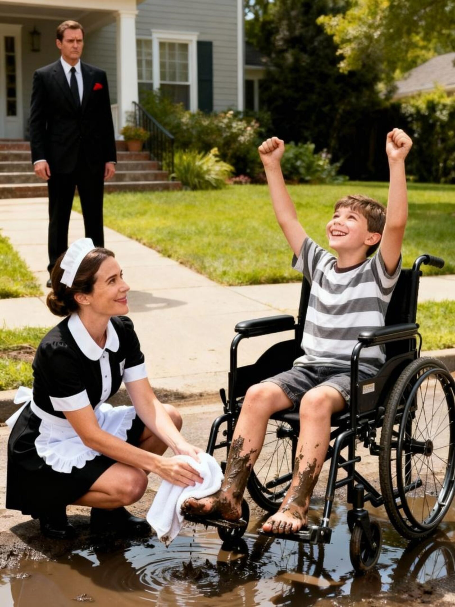 The Millionaire Walks Into His House Earlier Than Usual—And Freezes When He Sees What His Housekeeper Is Doing To His Son