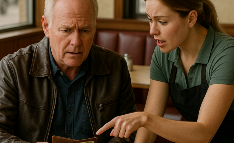 “Sir, Why Is My Mother’s Picture in Your Wallet?” – The Waitress’s Question That Unlocked a Hidden Past