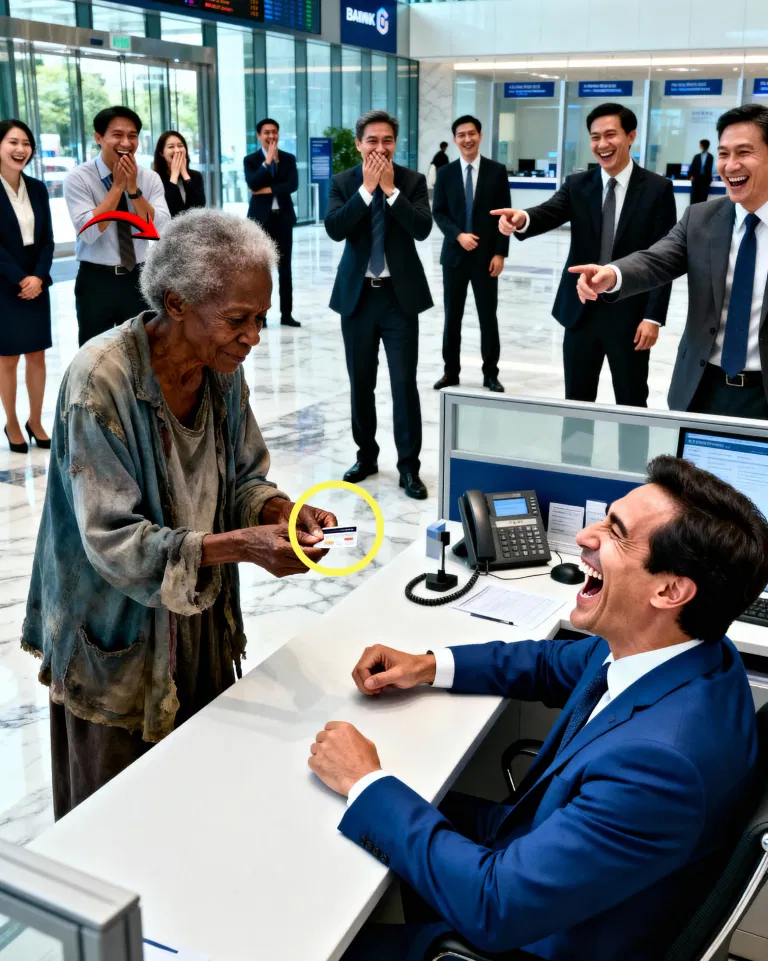 “I JUST WANNA CHECK MY BALANCE”—SAID THE 90-year-old BLACK WOMAN. Millionaire Laughed… UNTIL HE SAW THE SCREEN