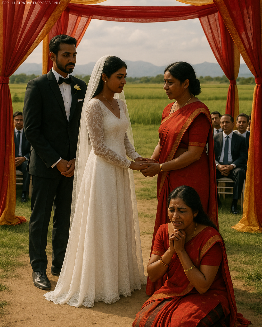 On my son’s wedding day, the maid suddenly ran onto the stage, knelt down, and confessed a sh0cking truth that shook the whole room…