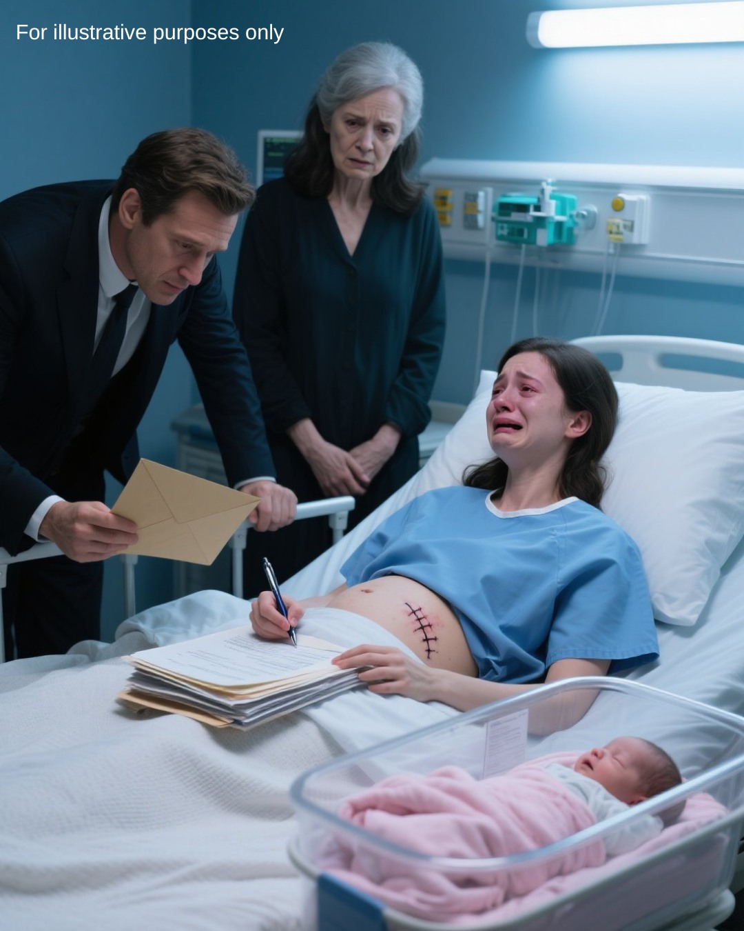 “Sign the divorce papers now! I’m sick of looking at your bloated, milk-stained body! I need a young trophy wife worthy of my CEO status, not a pathetic housewife like you!” My husband threw divorce papers in my face while I was still bleeding from an emergency C-section. He brought his mistress secretary to mock me. He didn’t know his CEO title was just a puppet role I created, and I was the real Chairman who owned everything