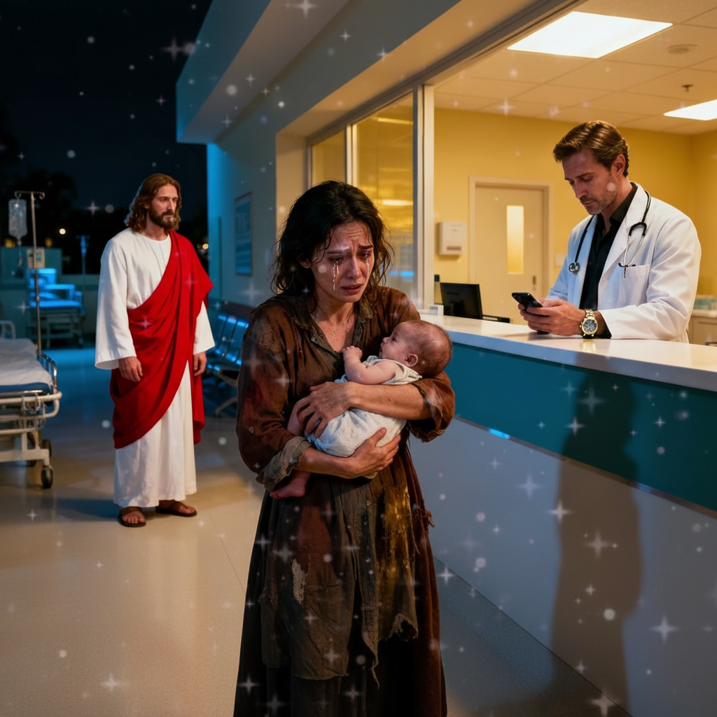 JESUS ​​MADE THE DOCTOR WHO REFUSED TO TREAT A POOR BABY PAY… AND TIME STOOD STILL