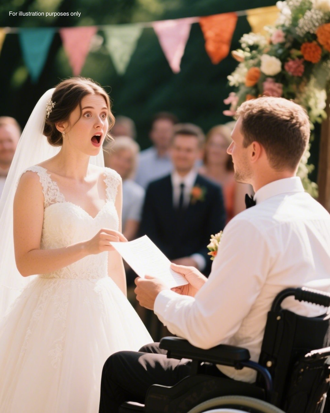 She Married a Disabled Man – But a Big Surprise Awaited Her at the Wedding
