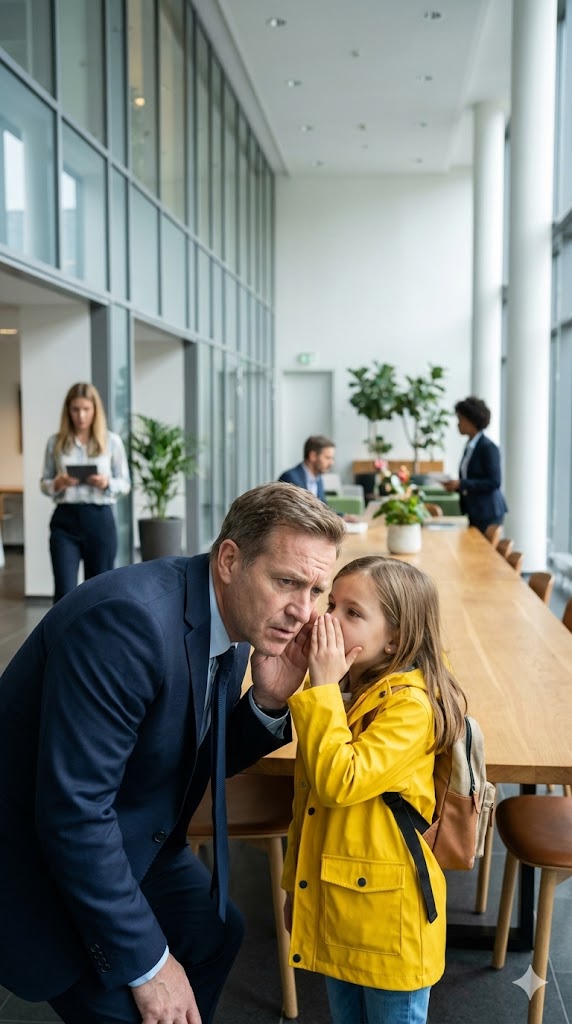 “There’s a camera in your office,” the little girl whispered. By the next morning, every last one of them was fired.