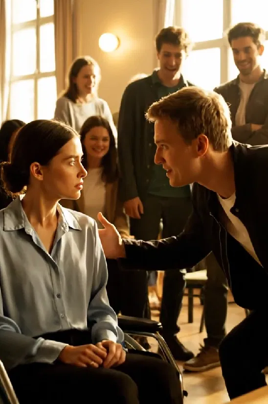 “Aren’t you ashamed to be here among normal people?” A group of guys bul.li.ed a disabled girl, but they couldn’t even imagine who she was and what would happen very soon.