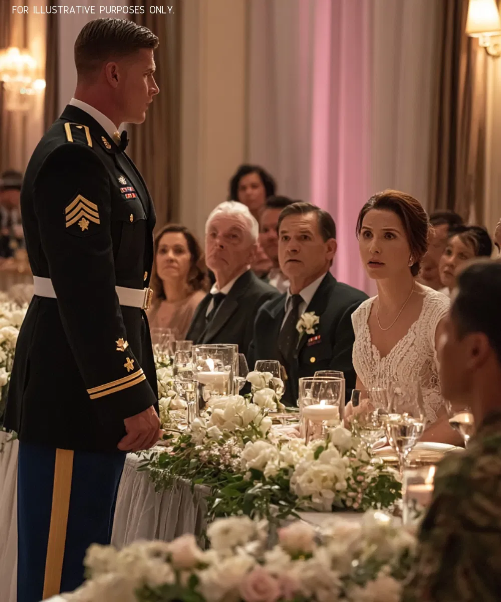 “She’s just a gate guard,” my sister mocked. Mom called me a shame. Then the groom stood up and said, “Actually, she’s my…” My mom froze, and my sister fainted.