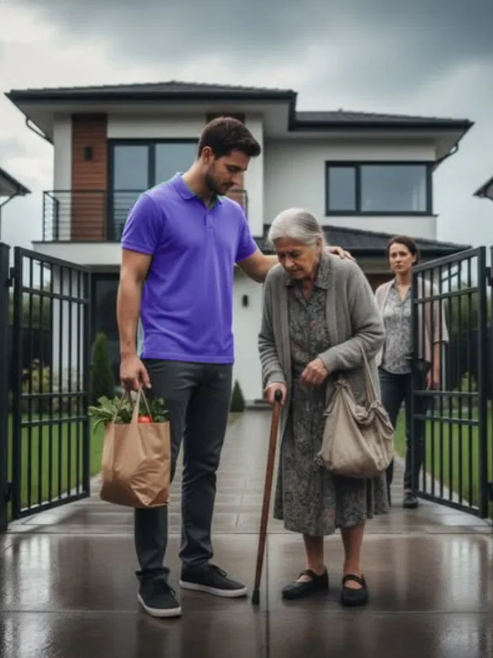 “A 70-year-old mother asked her son for money for medicine — he only handed her a pack of noodles. but what was hidden inside left her speechless. 💔🍜