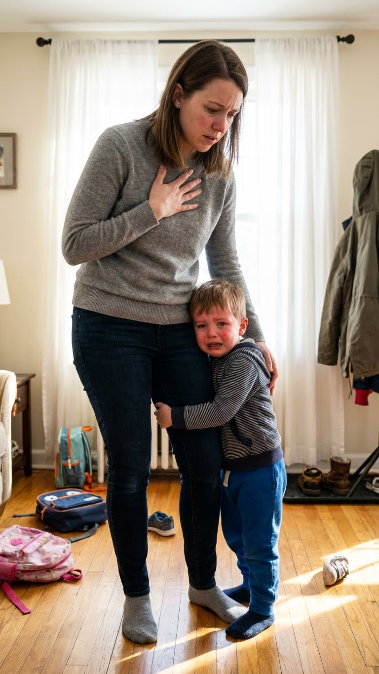 When my 3-year-old begged not to go to daycare, I trusted my instincts. What I found inside left me shaken.