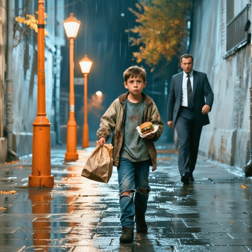 MILLIONAIRE FOLLOWS THE BOY WHO ALWAYS ASKED HIM FOR FOOD, AND WHAT HE SAW CHANGED HIS LIFE FOREVER