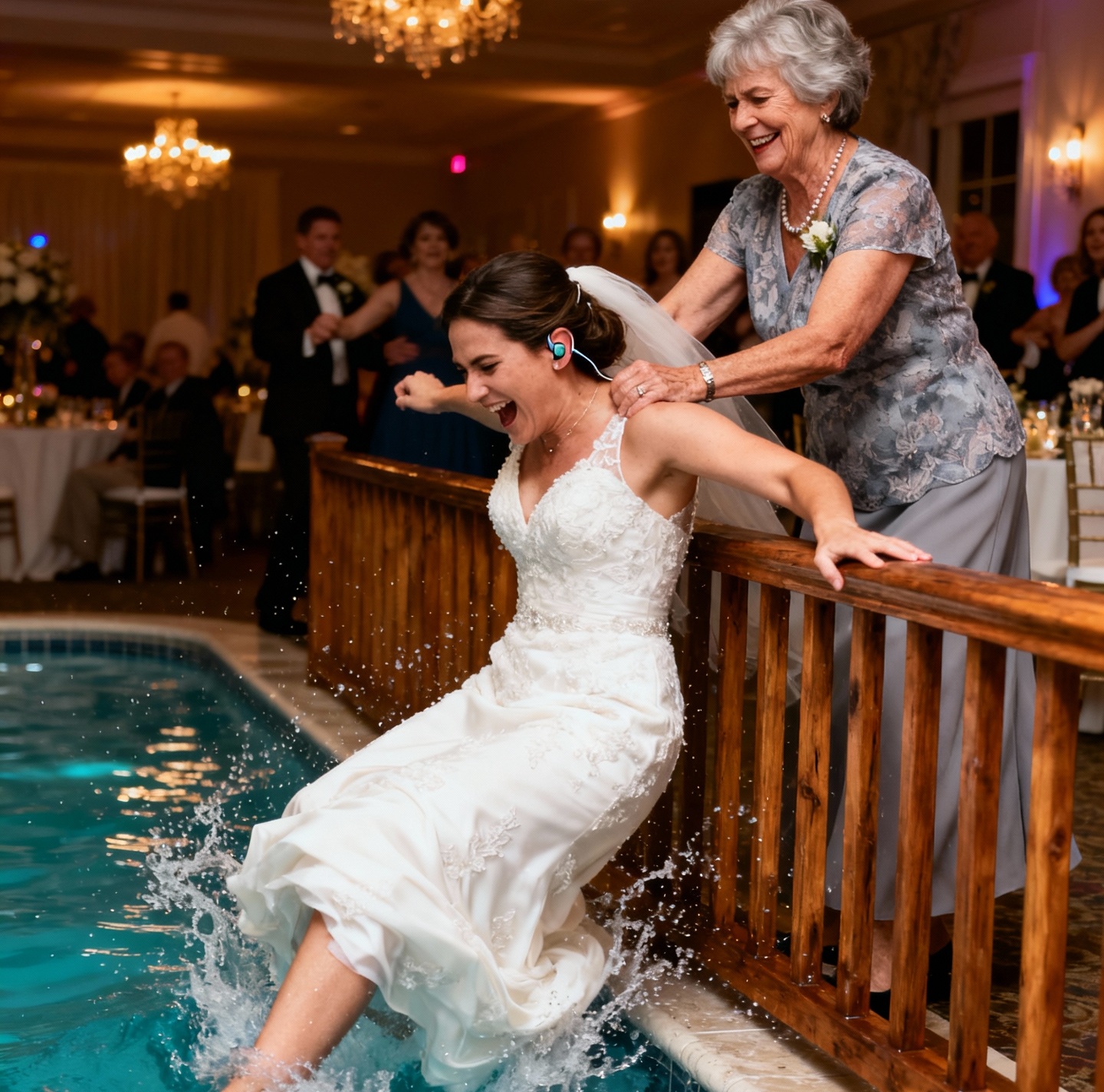 My Mother-in-Law Pushed Me Into the Pool and Destroyed My Hearing Aids—She Didn’t Realize What Would Happen Next