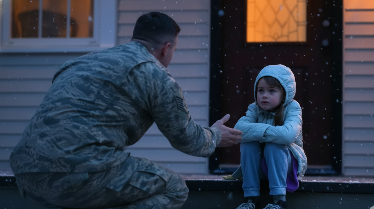 Soldier Returns Home Early—What He Found On His Porch Made Him Call 911