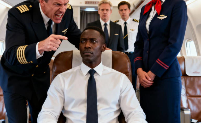 “First Class Is Not for Black People” — A Black CEO Was Looked Down On by the Pilot, and When the Plane Landed, He Did Something That Left the Entire Crew Sh0cked…