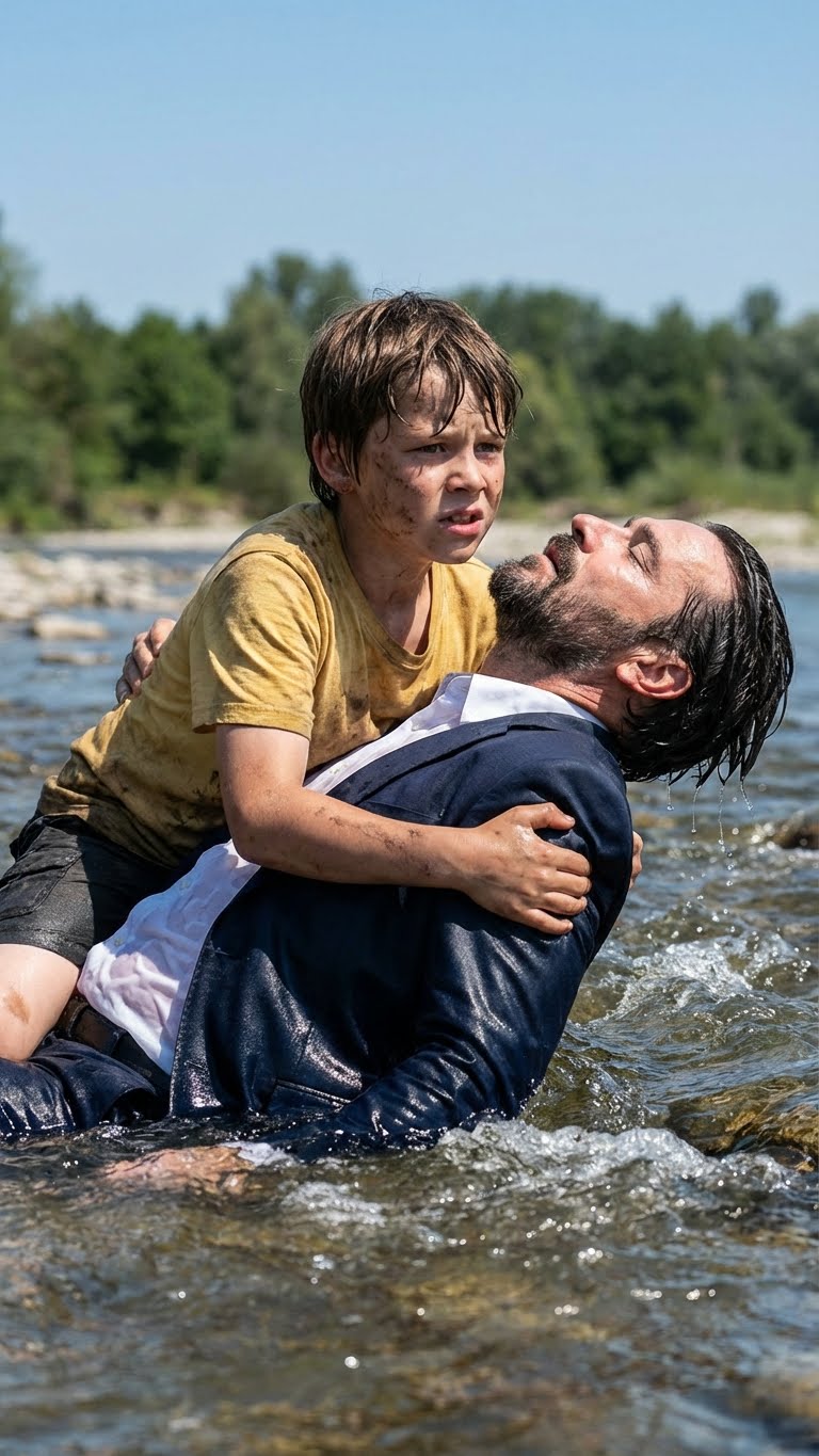 A poor boy saved me from drowning, refused my money, and asked just one question: “Are you a good man?” Only hours later, A secret has been uncovered.