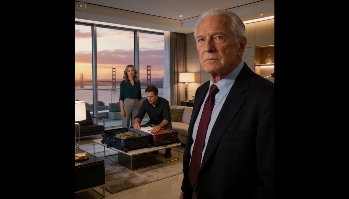 My parents moved into my grandfather’s penthouse after they lost their jobs. One night, his desk was ransacked. Grandpa pretended to go on vacation, but in reality, he hired a private investigator. What the investigator discovered almost made Grandpa faint. The son who betrayed his own father.