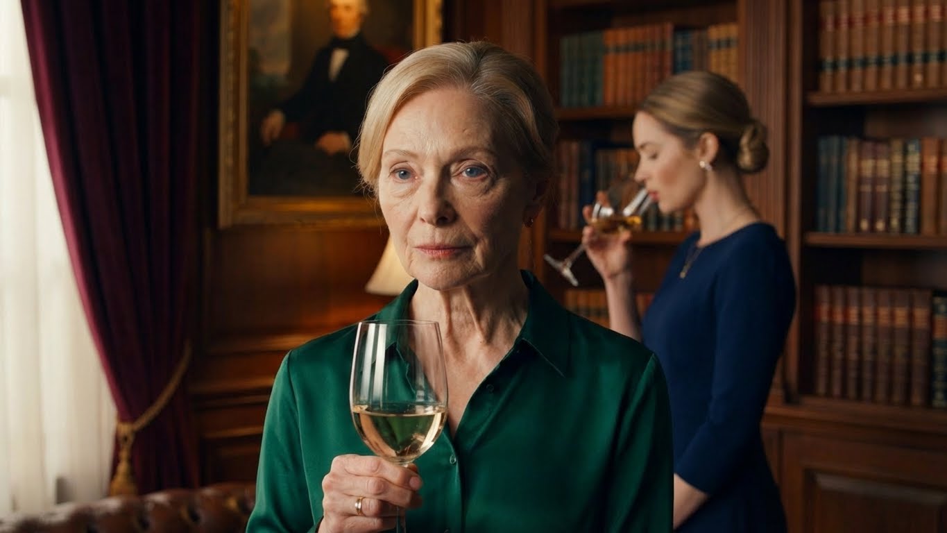 My daughter-in-law gifted me a cruise with her and my son during the fancy dinner while she kept my son distracted on the dance floor. A waitress handed me a note that said, “I just saw her put something into your drink.” I switched our glasses and watched my daughter-in-law drug herself instead of me. 20 minutes later, she was babbling nonsense while my son stared at her in horror, asking if she needed a doctor.