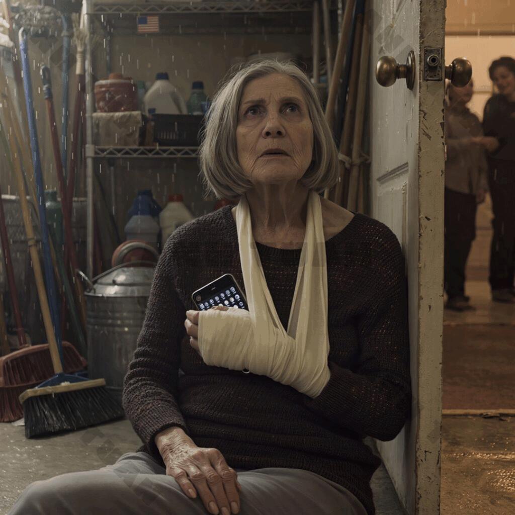 On my birthday, I confronted my daughter-in-law after discovering she had secretly taken my money. My son became furious, squeezed my arm so hard that I fell and my right arm had to be bandaged, then he locked me in a small room and said coldly, “Mom, you should know your place.” I took the phone I had hidden and called a number I hadn’t used in 15 years: “Don’t let them keep hurting me anymore.”