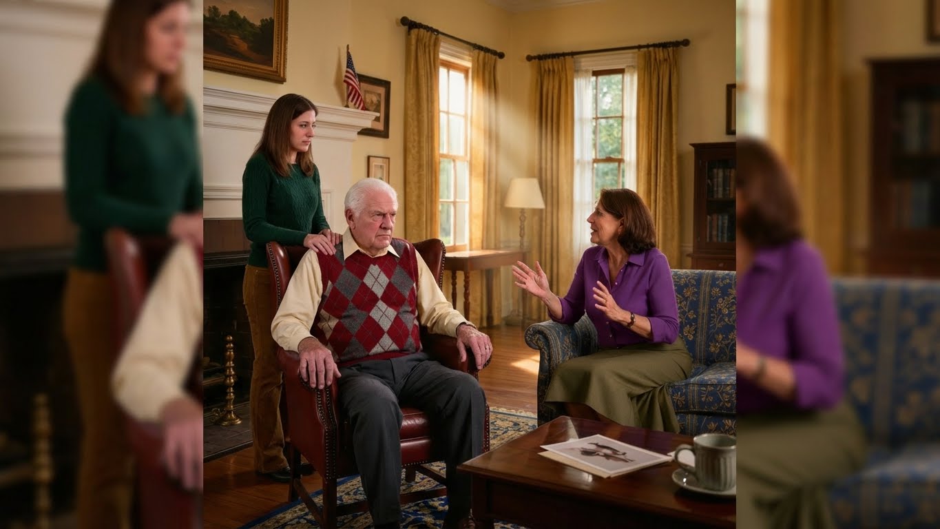 On my grandfather’s porch in Nashville, he squinted at my rideshare and asked, “Where’s the black SUV we gave you?”—and my mom answered for me, smiling like it was harmless: “Your sister needed it more.” Then my grandpa walked me into his cedar-scented living room, set a single key fob on the coffee table like a warning, and asked one question that made my mother’s face drain of color.