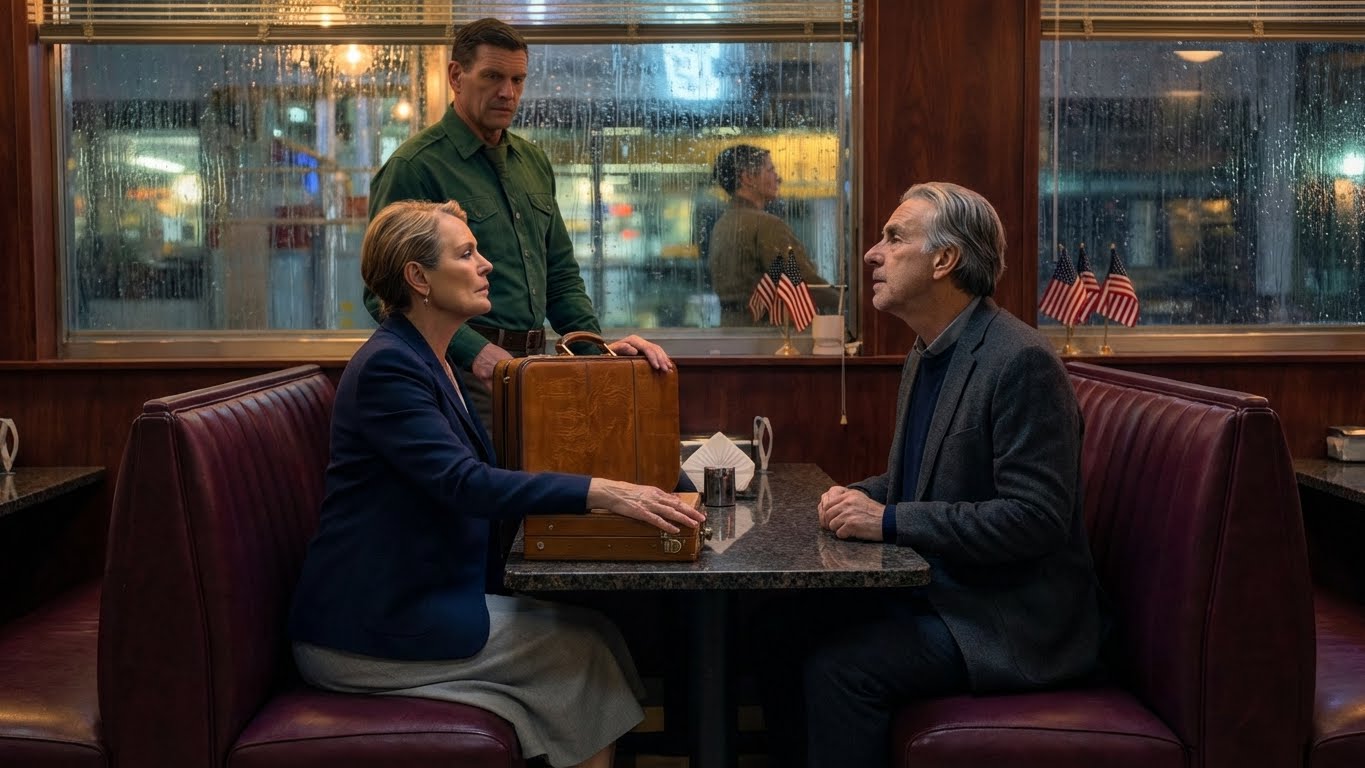 I was driving home with apples for jam when a hunter called and said, “ma’am, I found your daughter,” and thirty minutes later I was on my knees in the muddy woods behind the quarry, staring at Olivia’s bruised face while she tried to breathe and whispered, “his mother said I’m dirty blood,” and when the distant wail of 911 rose closer she grabbed my wrist and begged, “don’t take me there—she has people everywhere,” which is when I remembered Grandpa Nick’s warning about insane situations and hidden truths, yanked Olivia into my Chevy, texted my ex-military brother “now it’s our turn,” and headed for the one meeting Lucille Sterling never planned for