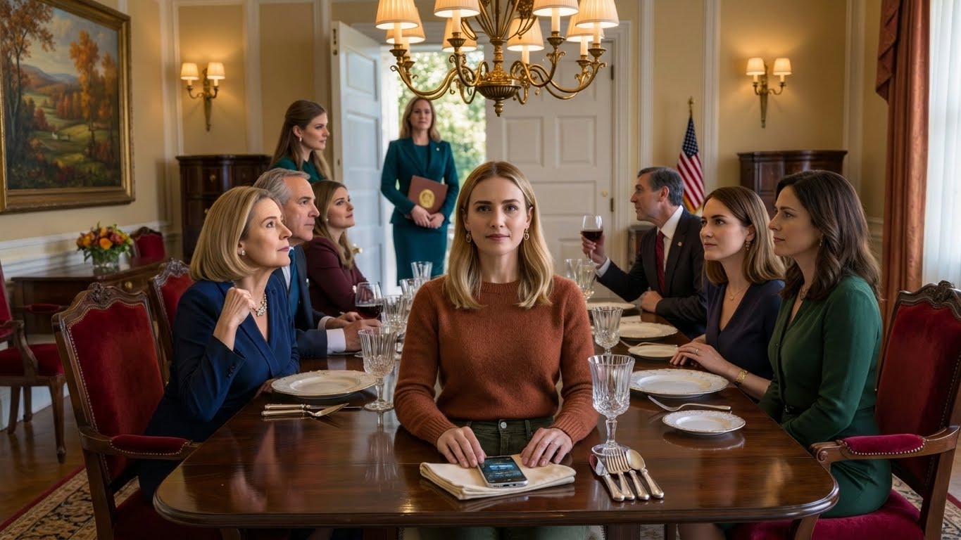 At our Atlanta dining table, my mother leaned in and said, “We’re done rescuing you,” like it was a mercy. My sister laughed behind her wine glass, my father watched me like a verdict, and my phone kept buzzing under a linen napkin I wasn’t touching. Then the marble doorway opened, heels clicked across the floor, and a woman in a navy blazer stepped in holding a slim folder, scanning faces until she found mine.