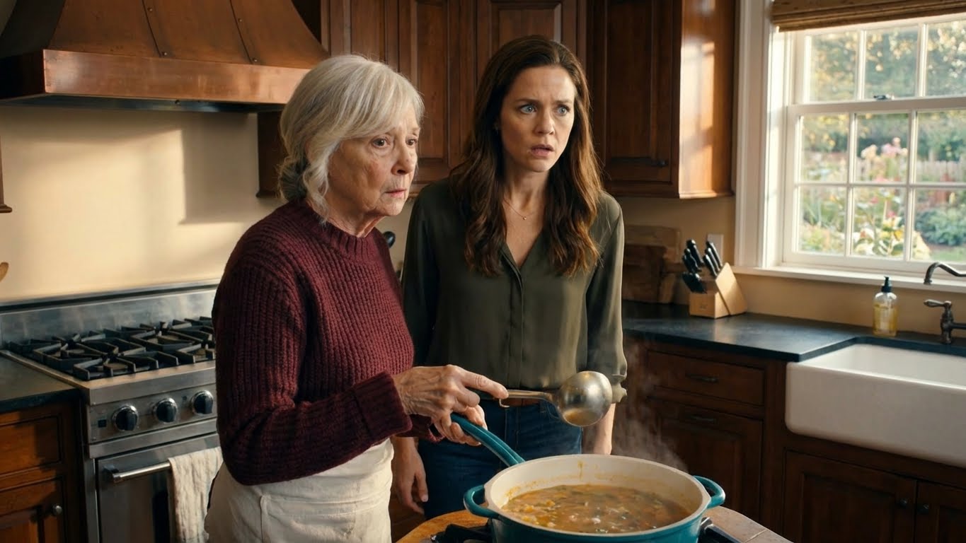 While I was stirring a pot of soup for the whole family, my daughter-in-law came closer and said, “Who told you to cook like that?” My son kept his eyes glued to the TV, pretending he didn’t see anything. A few minutes later, a loud noise came from the kitchen. And from that very moment, everything in this house began to be rearranged.