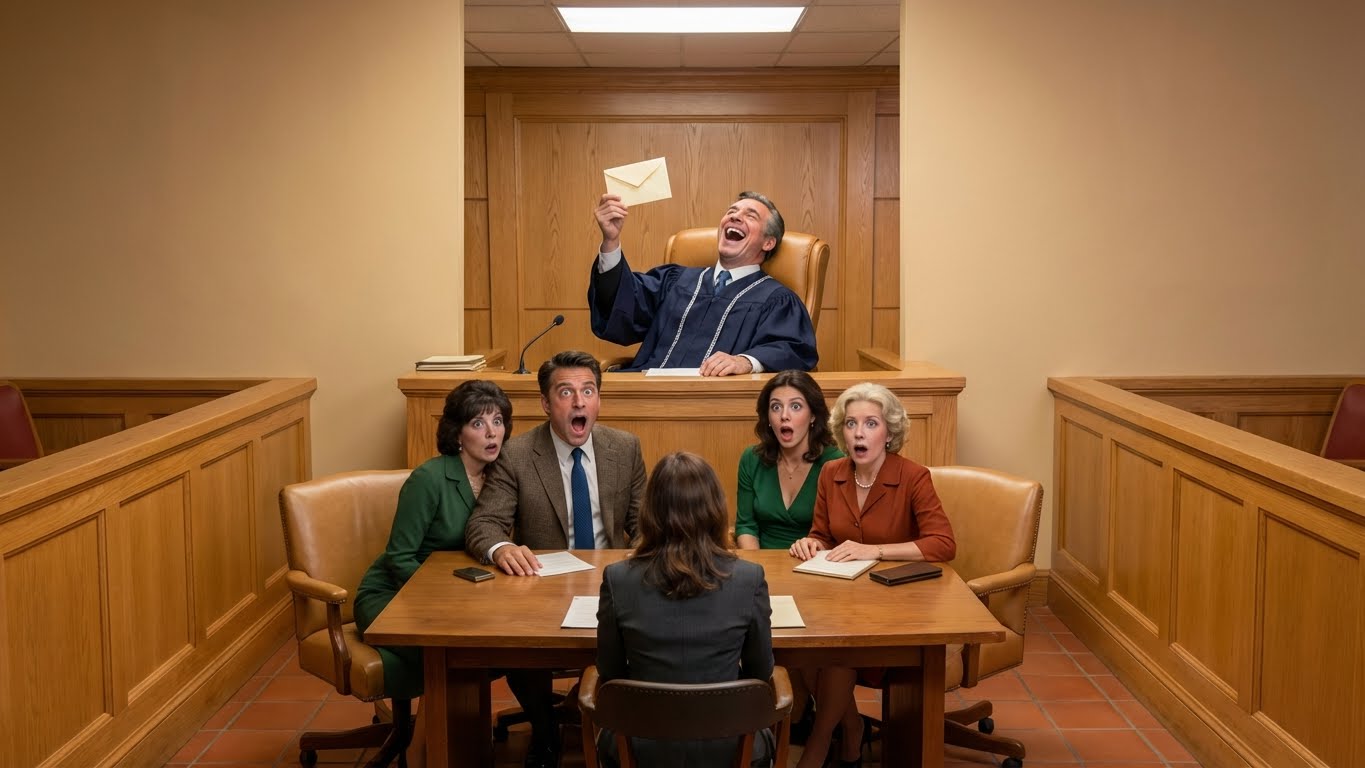 He said quietly, “oh, this is good.” They looked terrified.