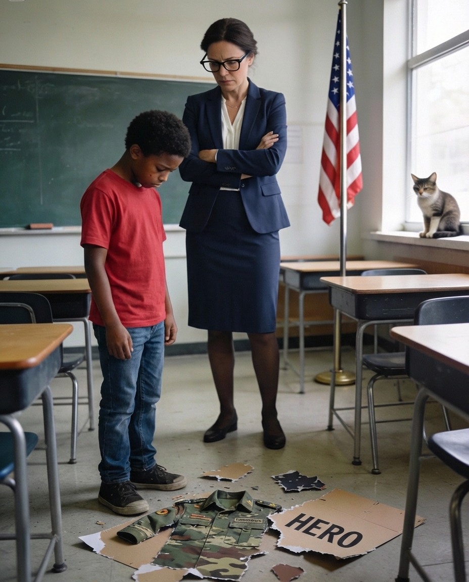 My teacher ripped my project to shreds and called me a liar because she said ‘people from my neighborhood’ don’t have fathers who are 4-Star Generals.