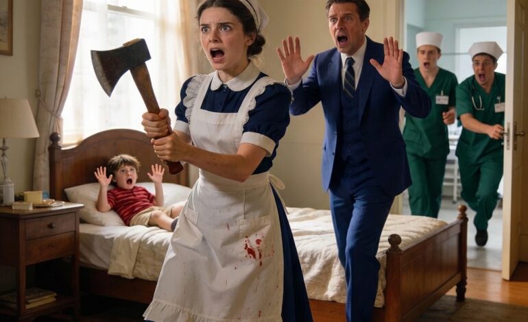 “The millionaire’s son was dying inside his own mansion while doctors stood helpless — I was just the housekeeper, but I uncovered the toxic secret hidden behind the walls of his bedroom.”