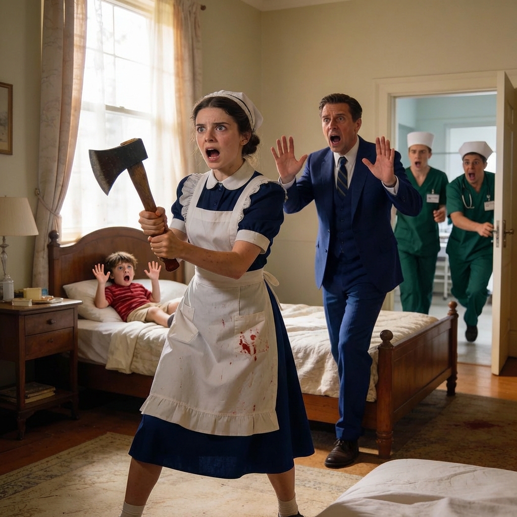 “The millionaire’s son was dying inside his own mansion while doctors stood helpless — I was just the housekeeper, but I uncovered the toxic secret hidden behind the walls of his bedroom.”