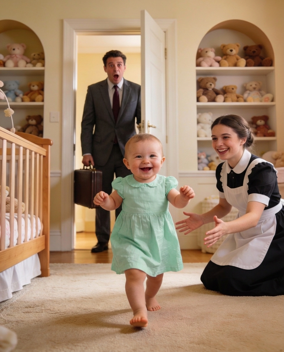 THE BILLIONAIRE’S DAUGHTER HAD NEVER TAKEN A STEP—UNTIL HE CAUGHT THE MAID DOING THE IMPOSSIBLE