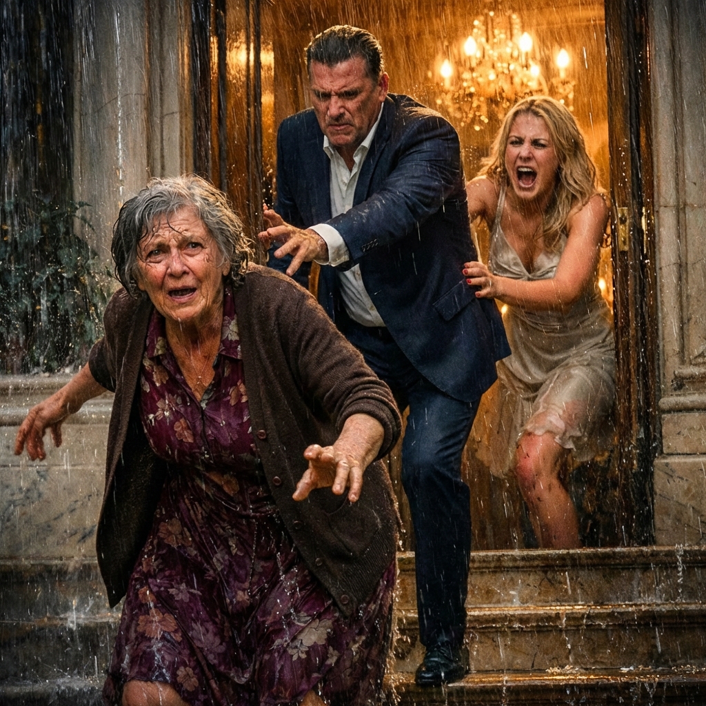 “GET OUT OF MY HOUSE, YOU FILTHY OLD WOMAN!”: MY SON-IN-LAW THREW ME OUT INTO A STORM, BUT GOD ALREADY HAD HIS PERFECT REVENGE READY 😭💔