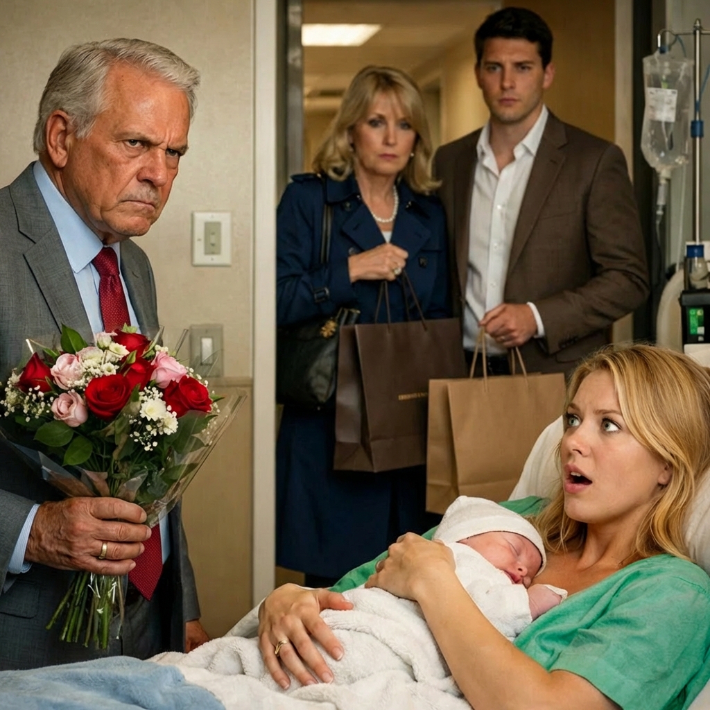 When my grandfather walked in after I gave birth, his first words were: “Darling, weren’t the $250,000 I sent you every month enough?”