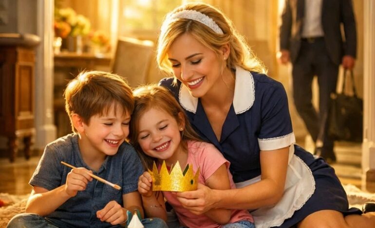 Millionaire Came Home Early — What He Saw His Maid Doing With His Kids Made Him Cry…